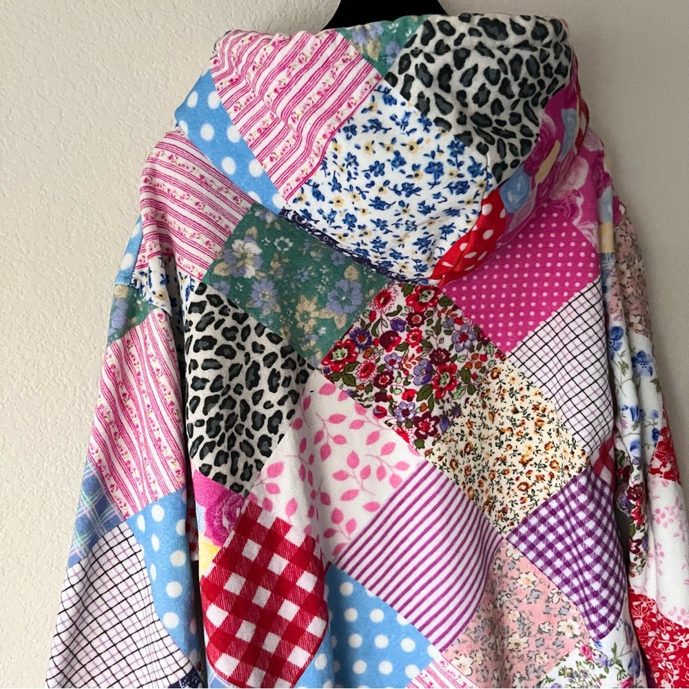 Teddy fresh patchwork 100% cotton hoodie - Picture 7 of 16